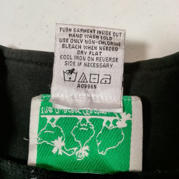 The Quacker Factory Vest Plus Size 1X Black Neon Green Stitching Daisy Bling Zip - Picture 6 of 11